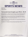 NSU Sports News - 1999-01-26 - Women's Basketball - "Turczynski leads Knights past PBAC, 58-49" by Nova Southeastern University