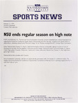 NSU Sports News - 1999-02-15 - Women's Basketball - "NSU ends regular season on high note" by Nova Southeastern University