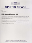 NSU Sports News - 1999-03-04 - Baseball - "NSU downs Villanova, 6-4" by Nova Southeastern University