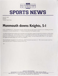 NSU Sports News - 1999-03-08 - Baseball - "Monmouth downs Knights, 5-1" by Nova Southeastern University