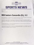 NSU Sports News - 1999-03-12 - Baseball - "NSU batters Concordia (IL), 5-3" by Nova Southeastern University