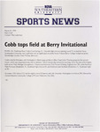 NSU Sports News - 1999-03-29 - Men's Golf - 