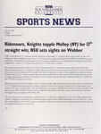 NSU Sports News - 1999-04-08 - Softball - 