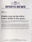 NSU Sports News - 1999-09-10 - Volleyball - 