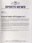NSU Sports News - 1999-09-18 - Volleyball - 