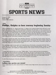 NSU Sports News - 1999-10-05 - Weekly Update - Golf; Volleyball; Soccer; Basketball