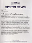 NSU Sports News - 1999-10-12 - Update - Golf; Fall Sports - 
