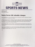 NSU Sports News - 1999-10-16 - Storm Cancellations - 