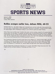 NSU Sports News - 2000-01-05 - Men's Basketball - 