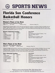 FSC Sports News - 2000-02-07 - "Florida Sun Conference Basketball Honors" by Nova Southeastern University