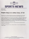 NSU Sports News - 2000-02-08 - Men's Basketball - 