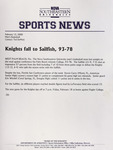NSU Sports News - 2000-02-12 - Men's Basketball - 