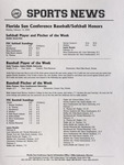 FSC Sports News - 2000-02-14 - "Florida Sun Conference Baseball/Softball Honors" by Nova Southeastern University