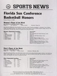 FSC Sports News - 2000-02-14 - "Florida Sun Conference Basketball Honors" by Nova Southeastern University