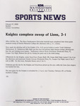 NSU Sports News - 2000-02-27 - Baseball - 