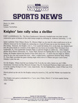 NSU Sports News - 2000-03-15 - Baseball - 
