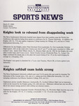 NSU Sports News - 2000-03-27 - Weekly Update - Baseball; Softball; Soccer - 