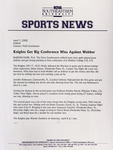 NSU Sports News - 2000-04-07 - Softball - 