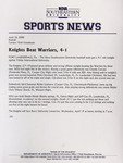NSU Sports News - 2000-04-18 - Baseball - 