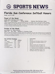 FSC Sports News - 2000-04-24 - Florida Sun Conference Softball Honors