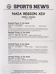 FSC Sports News - 2000-04-24 - NAIA REGION XIV WEEKLY HONORS