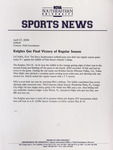 NSU Sports News - 2000-04-27 - Baseball - 