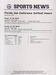 FSC Sports News - 2000-05-01 - Florida Sun Conference Softball Honors