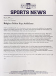 NSU Sports News - 2000-07-31 - Athletic Department - Knights Make Key Additions