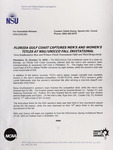 NSU News Release - 2003-10-13 - Florida Gulf Coast Captures Men's and Women's Titles at NSU/UNICCO Fall Invitational by Nova Southeastern University