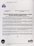 NSU News Release - 2003-12-19 - Nova Southeastern University Men's Basketball Cruises Past East Central University 72-50 by Nova Southeastern University