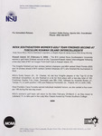 NSU News Release - 2004-02-08 - Nova Southeastern Women's Golf Team Finishes Second at Tusculum/Kiawah Island Intercollegiate by Nova Southeastern University