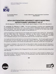 NSU News Release - 2004-02-11 - Nova Southeastern University Men's Basketball Defeats Barry University 66-57 by Nova Southeastern University