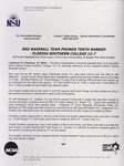 NSU News Release - 2004-02-14 - NSU Baseball Team Pounds Tenth Ranked Florida Southern College 13-7 by Nova Southeastern University