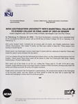 NSU News Release - 2004-02-28 - Nova Southeastern University Men’s Basketball Falls 80-56 to Eckerd College in Final Game of 2003-04 Season