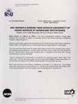 NSU News Release - 2004-03-13 - NSU Women’s Rowing Team Defeats University of Miami Novices at Hurricane Invitational by Nova Southeastern University
