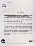NSU News Release - 2004-03-16 - Eighth Ranked Nova Southeastern Women’s Golf Team Wins Fore Golf Magazine Intercollegiate