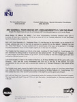 NSU News Release - 2004-03-23 - NSU Baseball Team Knocks off Lynn University 8-2 on the Road