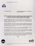 NSU News Release - 2004-03-28 - North Alabama and West Florida Claim Men’s and Women’s Titles at 2004 NSU/UNICCO Spring Invitational by Nova Southeastern University