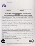NSU News Release - 2004-04-17 - NSU Softball Splits Doubleheader with #3 Florida Southern by Nova Southeastern University