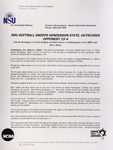 NSU News Release - 2005-03-01 - NSU Softball Sweeps Henderson State, Outscores Opponent 15-4 by Nova Southeastern University