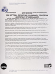 NSU News Release - 2005-03-19 - NSU Softball Defeats No. 11 Caldwell College in Second Day of Rebel Games by Nova Southeastern University