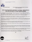 NSU News Release - 2005-04-29 - Nova Southeastern University Softball Team Defeats Rollins College 6-4 in SSC Series Opener by Nova Southeastern University