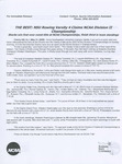 NSU News Release - 2009-05-29 - THE BEST: NSU Rowing Varsity 4 Claims NCAA Division II Championship by Nova Southeastern University