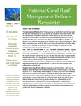 National Coral Reef Management Fellows Newsletter Volume 3 | Issue 1 by National Oceanic and Atmospheric Administration (NOAA) Coral Reef Conservation Program