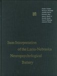 Item Interpretation of the Luria-Nebraska Neuropsychological Battery