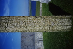 Clonmacnoise, shaft of cross, 9th cent., close up of shaft (N. Cross), by James Doan