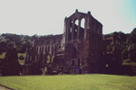 View of Rievaulx Abbey, from cloistus (?) by James Doan