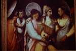 Franco-Flemish artist, "Scene from the Commedia dell'Arte" ca. 1595-1605, oil canvas, Ringling mus. by James Doan