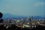 View of Florance from Fonte di Belvedure, Duomo w. Gritto's front & (?) dome by James Doan