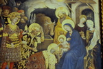 Adoration of the Magi (1423), detail of Madonna, child, and Magi by James Doan